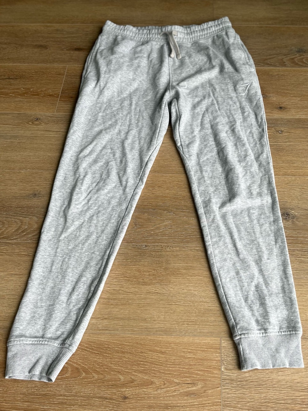 Gymshark Light Gray Men’s Jogger Sweatpants size small